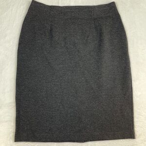 Eileen Fisher Skirt Womens Medium Italian Yarn Elastic Waist Pencil Midi